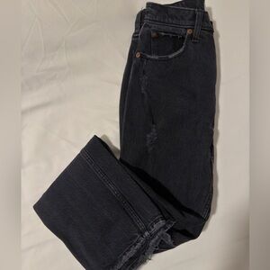 ABERCROMBIE BLACK DENIM JEANS